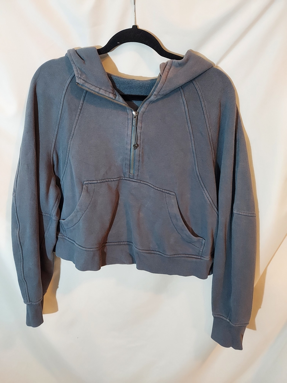 Lululemon Scuba Oversized Half-Zip Hoodie Iron Blue M/L
